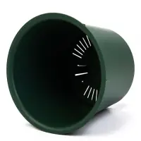 Кашпо со вставкой 1,9 л d18 см h16,5 см МИКРИТ зеленый слайн