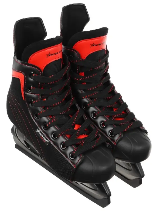 Коньки хоккейные Winter Star Powerplay Red, размер 42