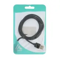 Кабель Luazon, Type-C - USB, 1 А, 1 м, чёрный