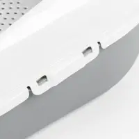 Лоток для кошек с сеткой и бортом &laquo;Космо&raquo; 51.9&times;37.8&times;21.3 см, серый