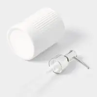 Аксессуары для ванной &laquo;Лина&raquo;, 2 предмета: дозатор для мыла, стакан, белые