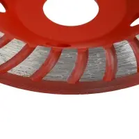 Чашка алмазная зачистная ЛОМ, TURBO, 125 мм
