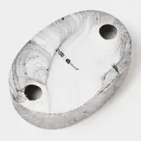 Аксессуары для ванной SAVANNA Stone gray, 4 предмета, дозатор для мыла 390 мл, 2 стакана, мыльница, белые