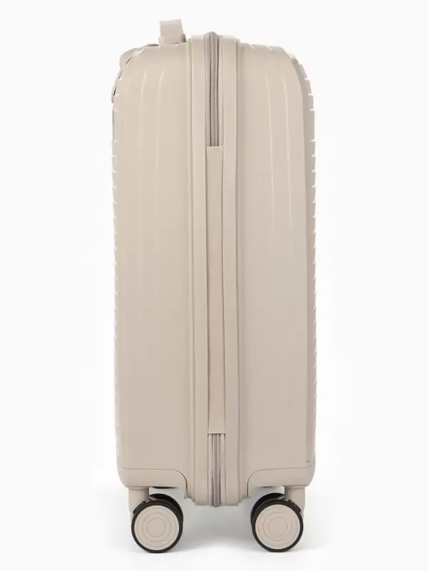 Чемодан на колёсах, 20", кодовый замок, 36&times;20&times;54 см, светло-бежевый