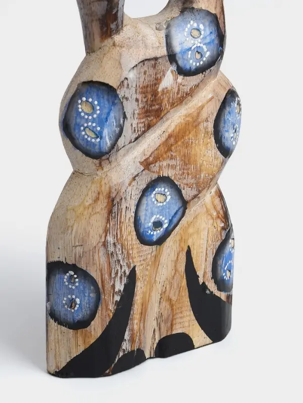 Сувенир интерьерный &laquo;Сиамские кошечки&raquo;, 12&times;3&times;30 см, дерево, цв. синий