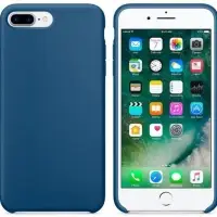 Чехол Iph 8 Plus Silicon Case 100% ORG Ocean Blue (c LOGO)