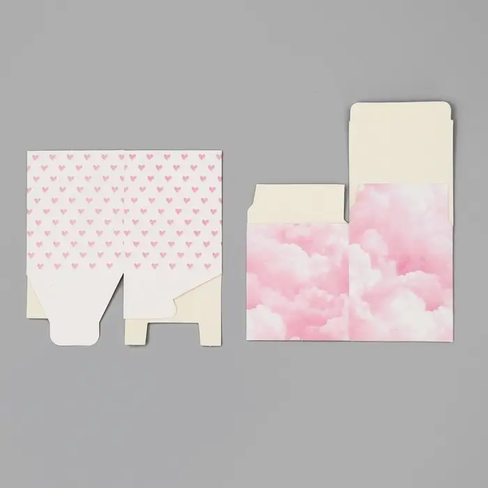 Коробка бонбоньерка, упаковка подарочная, «Розовые облака», 6 х 7 х 6 см Коробка бонбоньерка, упаковка подарочная, «Розовые облака», 6 х 7 х 6 см