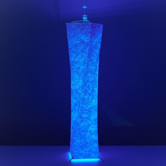 Торшер с ПДУ 16655/1 LED RGB 32х32х150 см