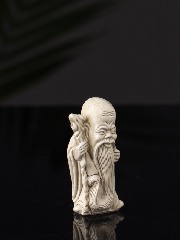 Набор фигур "Нэцкэ" 20х10х7 см, бежевый