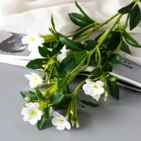 Цветы искусственные "Вейгела" 70 см, белый