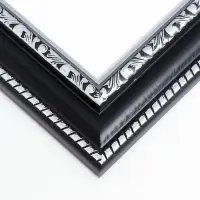 Фоторамка пластик "Gallery" 15х15 чёрный (пластиковый экран)