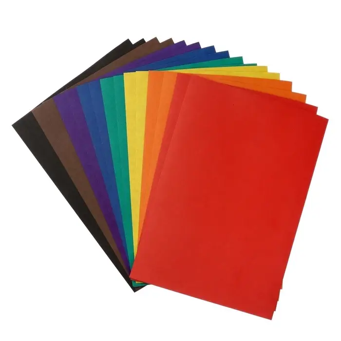 Картон цветной Calligrata &laquo;Русалка&raquo;, А4, 16 листов, 8 цветов, матовый, немелованный