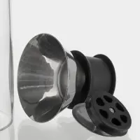 Графин &laquo;Тео&raquo;, 600 мл, 8&times;24 см, с крышкой-клапаном, стекло, прозрачный