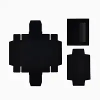 Коробка под бижутерию, упаковка, «Черная», 10 х 5 х 3 см