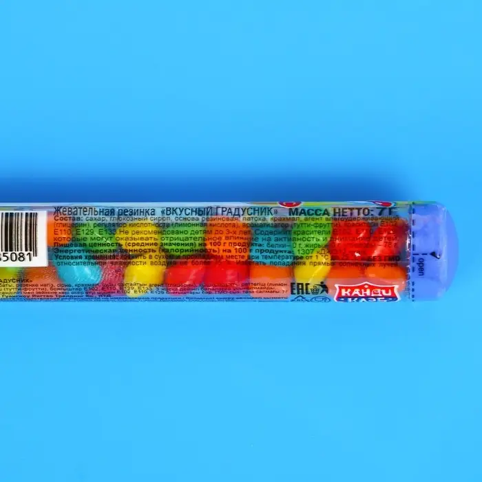 Жевательная резинка «Вкусный градусник», 8 г Жевательная резинка «Вкусный градусник», 8 г