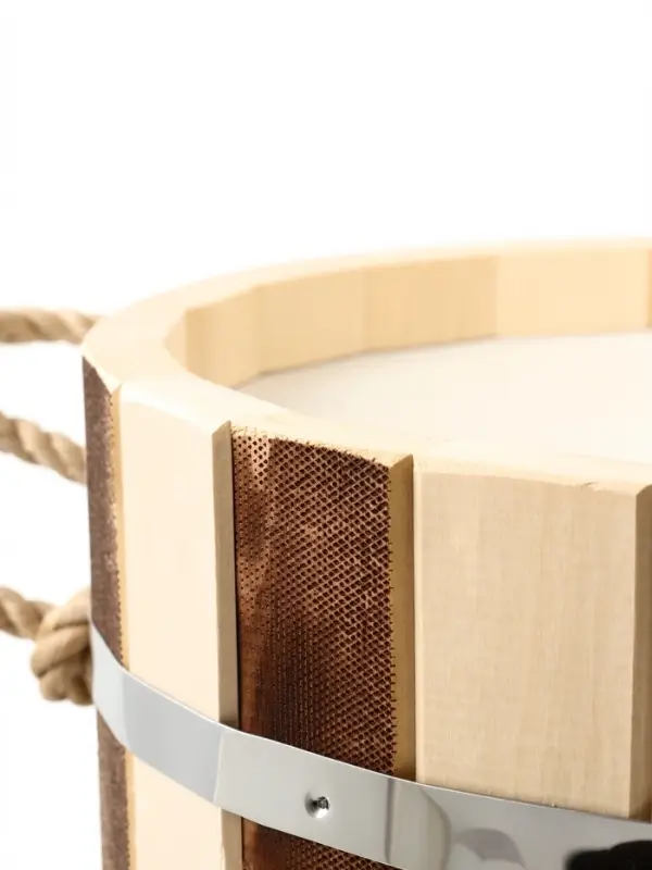 Ведро-запарник для бани и сауны &laquo;Термо&raquo;, 10 л, деревянное, пластмассовая вставка