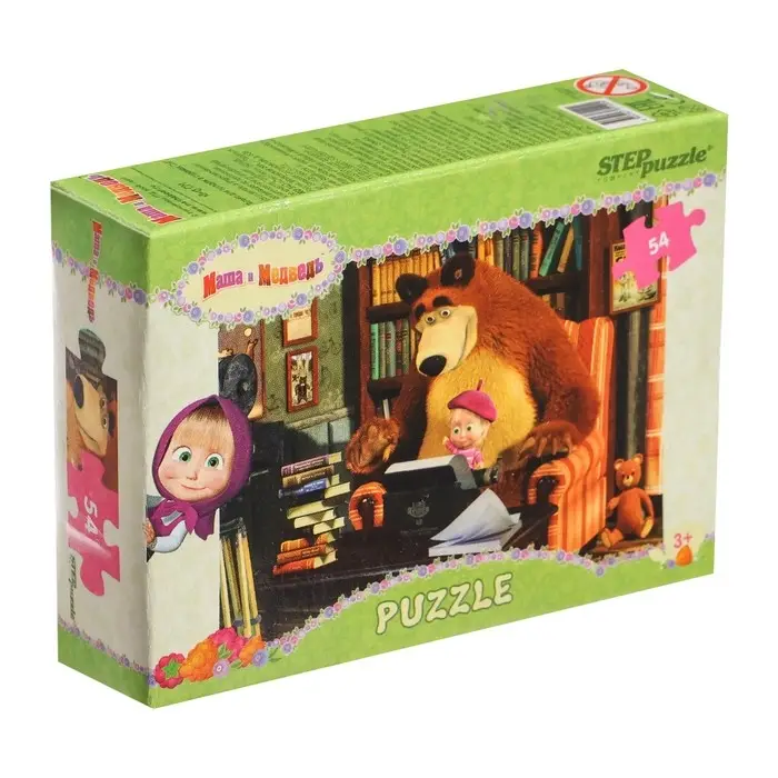 Пазлы «Маша и Медведь», 54 элемента, МИКС