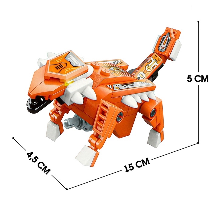 Конструктор Динобот  Конструктор Динобот "Вождь Тиранозавр", 87 деталей