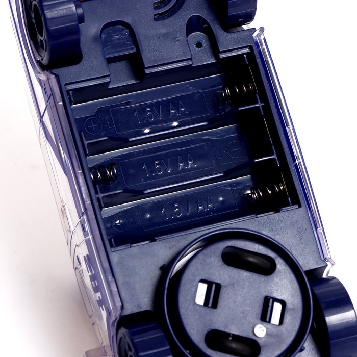 Машина-шестеренка «Полиция», русская озвучка, световые эффекты