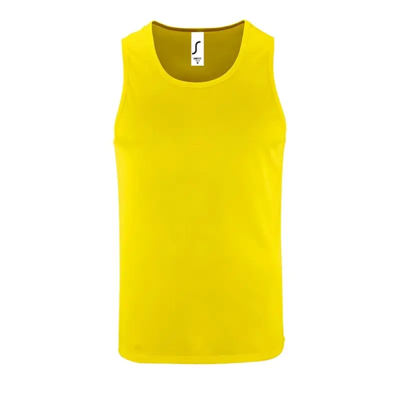 Майка мужская Sporty TT Men желтый неон, размер S Майка мужская Sporty TT Men желтый неон, размер S