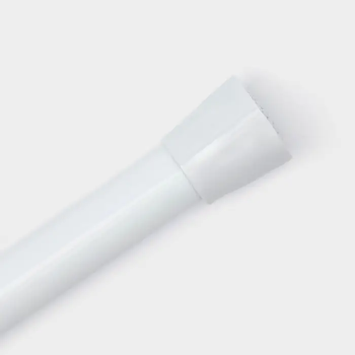 Карниз для ванной SAVANNA, телескопический, 110-200 см, белый