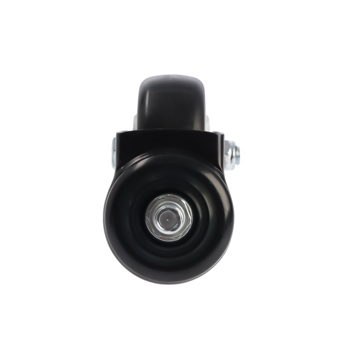 Колесо мебельное ТУНДРА, d=75 мм, поворотное, с футоркой 12х30 мм, без тормоза, черное Колесо мебельное ТУНДРА, d=75 мм, поворотное, с футоркой 12х30 мм, без тормоза, черное