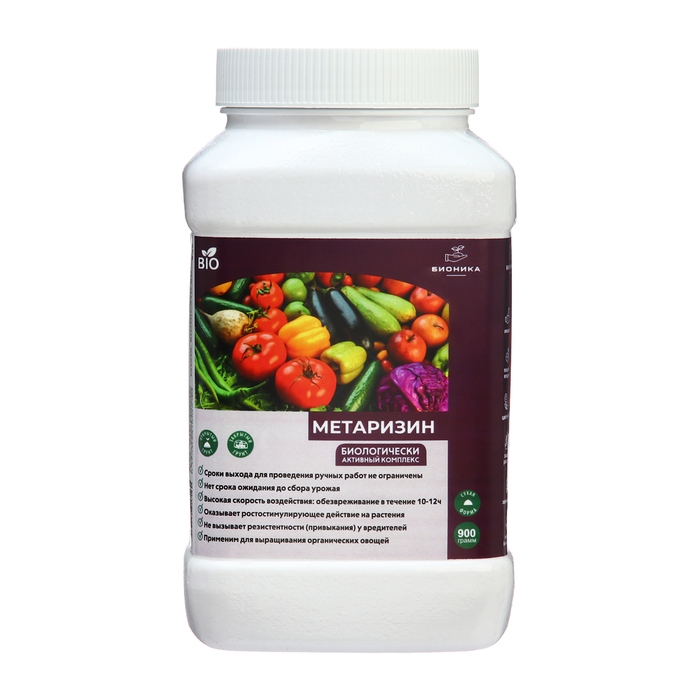 Средство от насекомых и вредителей  Средство от насекомых и вредителей "Метаризин", 900 гр