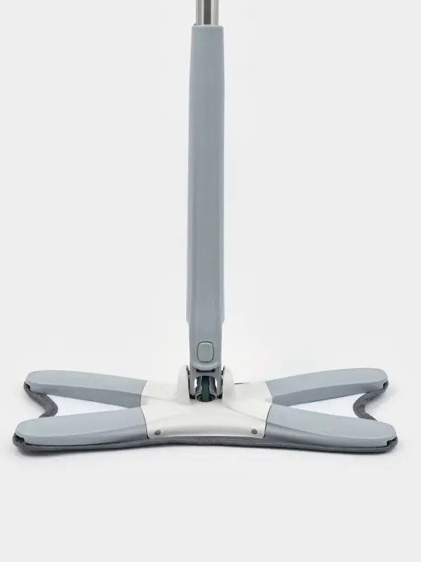 Швабра с отжимом Twist Raccoon, насадка из микрофибры 36&times;14 см, стальная нержавеющая ручка 125 см