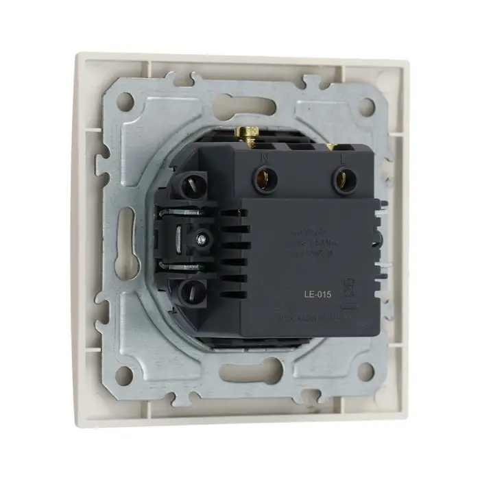 Розетка TOT Elegant, 5 В, 2.1 A, разъёмы USB-A + USB-C, скрытая, бежевая