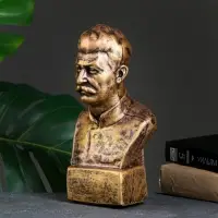 Бюст &laquo;Сталин&raquo;, фигурка полистоун, под бронзу, 12&times;24 см