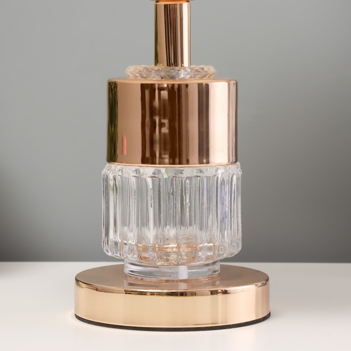 Настольная лампа с подсветкой Настольная лампа с подсветкой "Дейли" Е27 40Вт золото 24х24х38 см