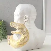 Копилка для денег &laquo;Волан-де-Морт&raquo; 31&times;27&times;23 см, белый с золотом