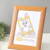 Фоторамка для фото 21&times;30 см Keep memories Luxe Elegance, с ножкой, пластик, бежевый, (пластиковый экран)
