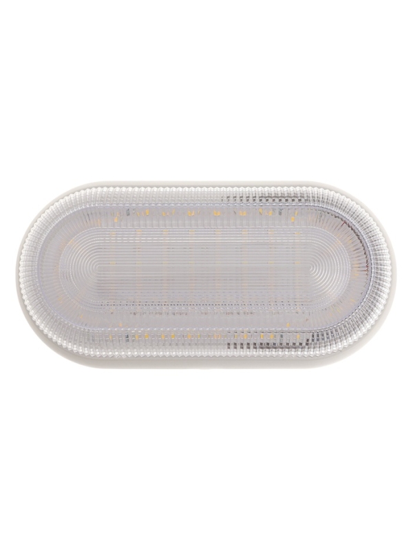 Светильник светодиодный, 18 Вт, IP54, 4000К, 220 В, овал, белый