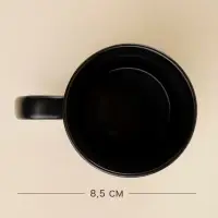 Кружки SL Home &laquo;Дарк&raquo;, 400 мл, набор 2 шт., фарфор, чёрные