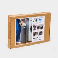 Плетёная корзина для белья с крышкой "Лён" 45л 43×20×60см, цвет графит Плетёная корзина для белья с крышкой "Лён" 45л 43×20×60см, цвет графит