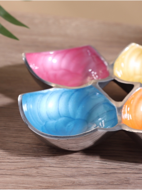 Менажница  Менажница "Микс" алюминий 23х23х4 см