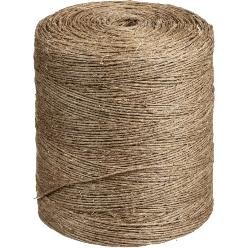 Шнур льняной банковский 1,25кТекс 17кгс 1,3кг 1000 м СПб