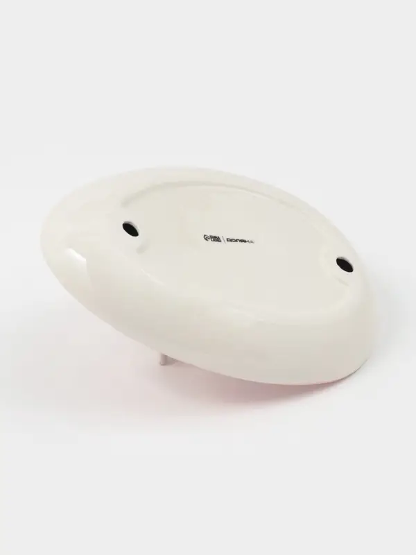 Подставка для яиц Доляна &laquo;Зайка&raquo;, 25&times;18&times;9 см, доломит, розовая