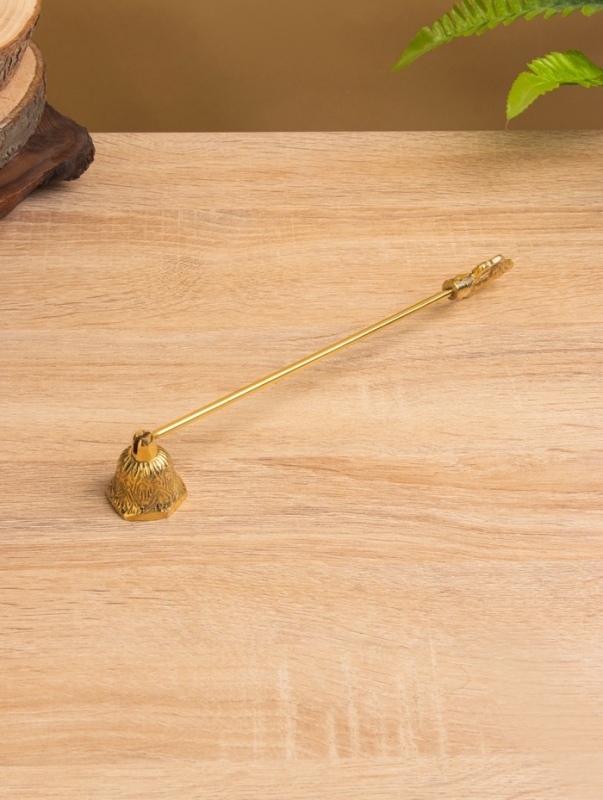 Гаситель для свечей «Колокольчик», латунь, 25 см Гаситель для свечей «Колокольчик», латунь, 25 см