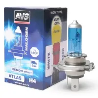 Галогенная лампа AVS ATLAS BOX/5000К/ H4.24V.75/70W.коробка 1шт.