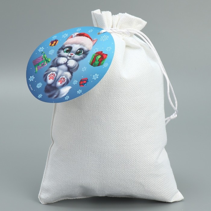 Мешок подарочный «Дружочек», 20 х 30 см +/- 1.5 см, Новый год