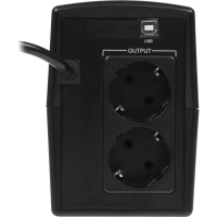 ИБП Ippon Back Basic 850 480Вт/850VA  EURO(2) черный