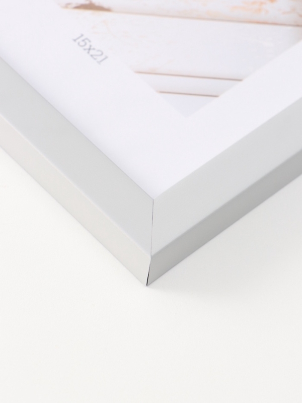 Фоторамка пластик Фоторамка пластик "МИРАМ" 15х21 св. серый