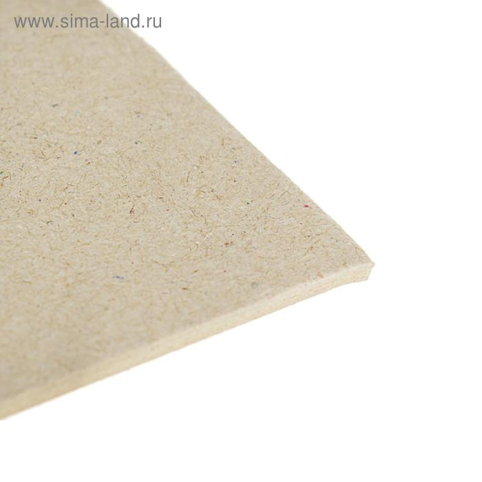 Картон переплётный 2.5 мм, 30 х 30 см, 10 листов, 1500 г/м Картон переплётный 2.5 мм, 30 х 30 см, 10 листов, 1500 г/м", серый