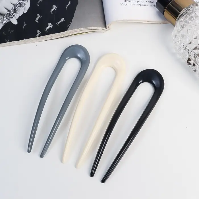 Шпилька для волос «Дуга», 11.5×3 см, МИКС