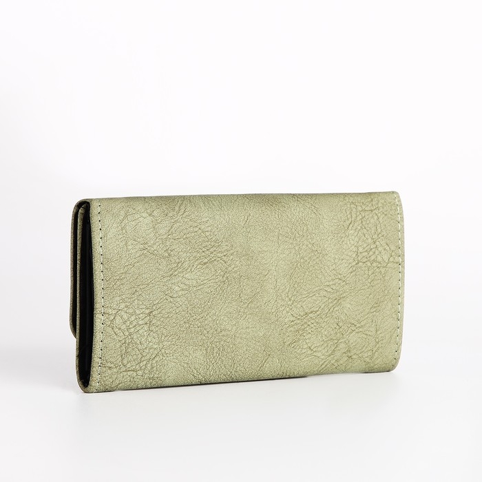 Кошелёк женский на кнопке, цвет зелёный Кошелёк женский на кнопке, цвет зелёный