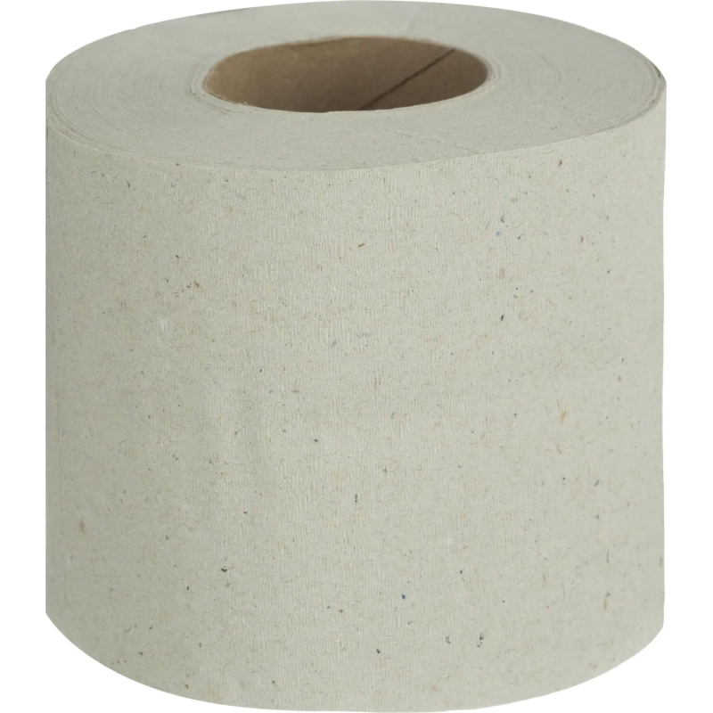 Бумага туалетная ОСТРОВСКАЯ 1сл втулка серая 38м 24рул/уп