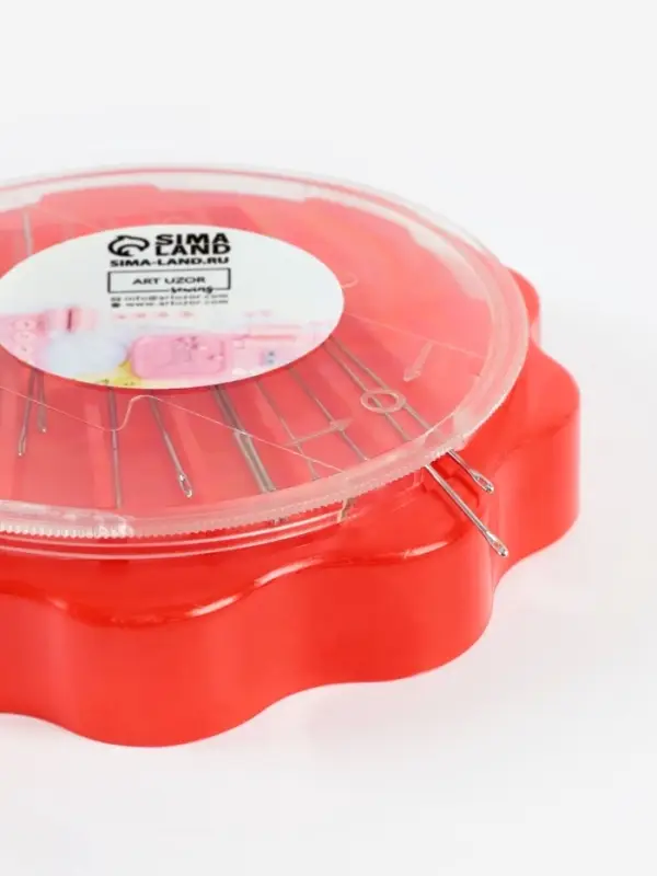 Швейный набор &laquo;Ромашка&raquo;, 26 предметов, в пластиковом стакане, 6.5&times;7.5 см, МИКС