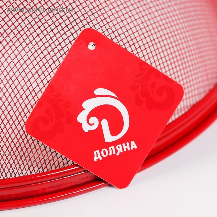 Сито с крышкой для хранения продуктов Доляна «Вкус», d=25 см, цвет МИКС Сито с крышкой для хранения продуктов Доляна «Вкус», d=25 см, цвет МИКС